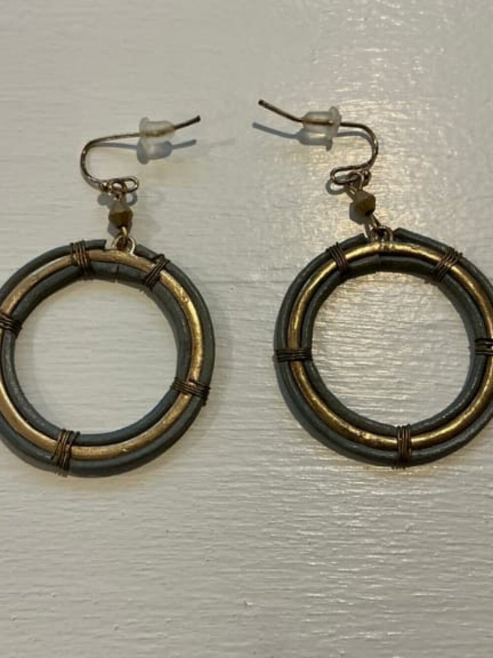 Wire Wrapped Nested Hoop - Picture 3 of 3